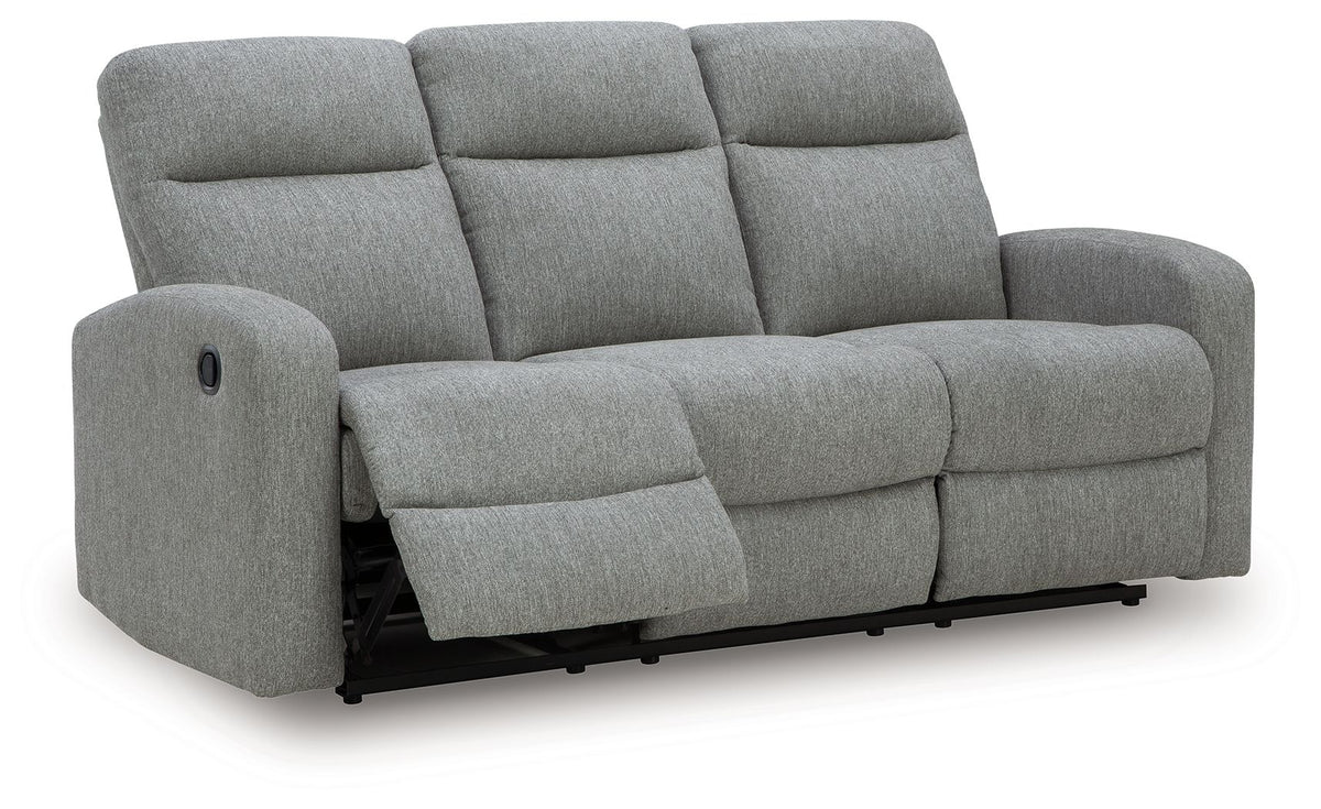 Gauntlet - Reclining Sofa - Sterling by Ashley – view 4