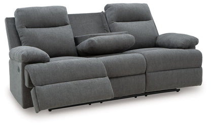 Side-Swipe - Reclining Sofa With Drop Down Table by Ashley – view 6