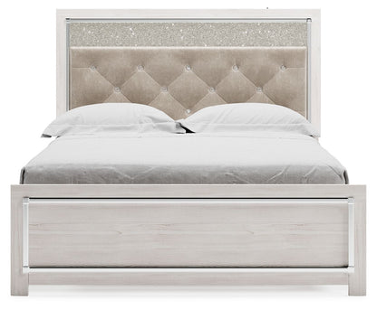 Altyra - Queen Panel Bed With Roll Slats - White by Ashley – view 2