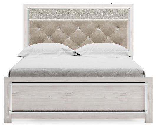 Altyra - Queen Panel Bed With Roll Slats - White by Ashley – view 2