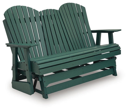 Shell Beach - Loveseat Glider - Green by Ashley – Loveseats