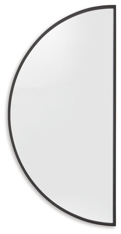 Denlow - Accent Mirror - Black by Ashley – view 3