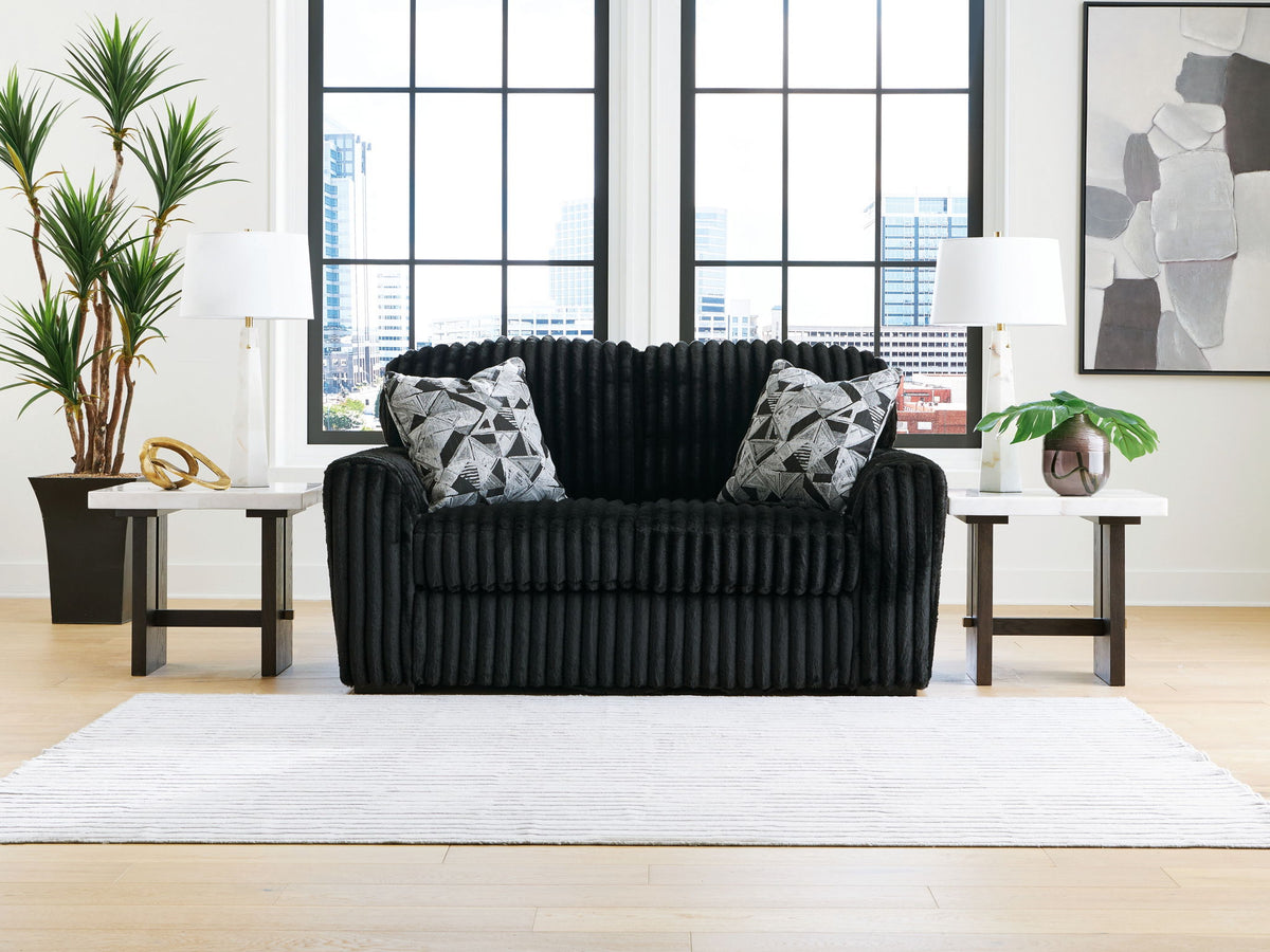 Midnight-Madness - Loveseat by Ashley – view 10