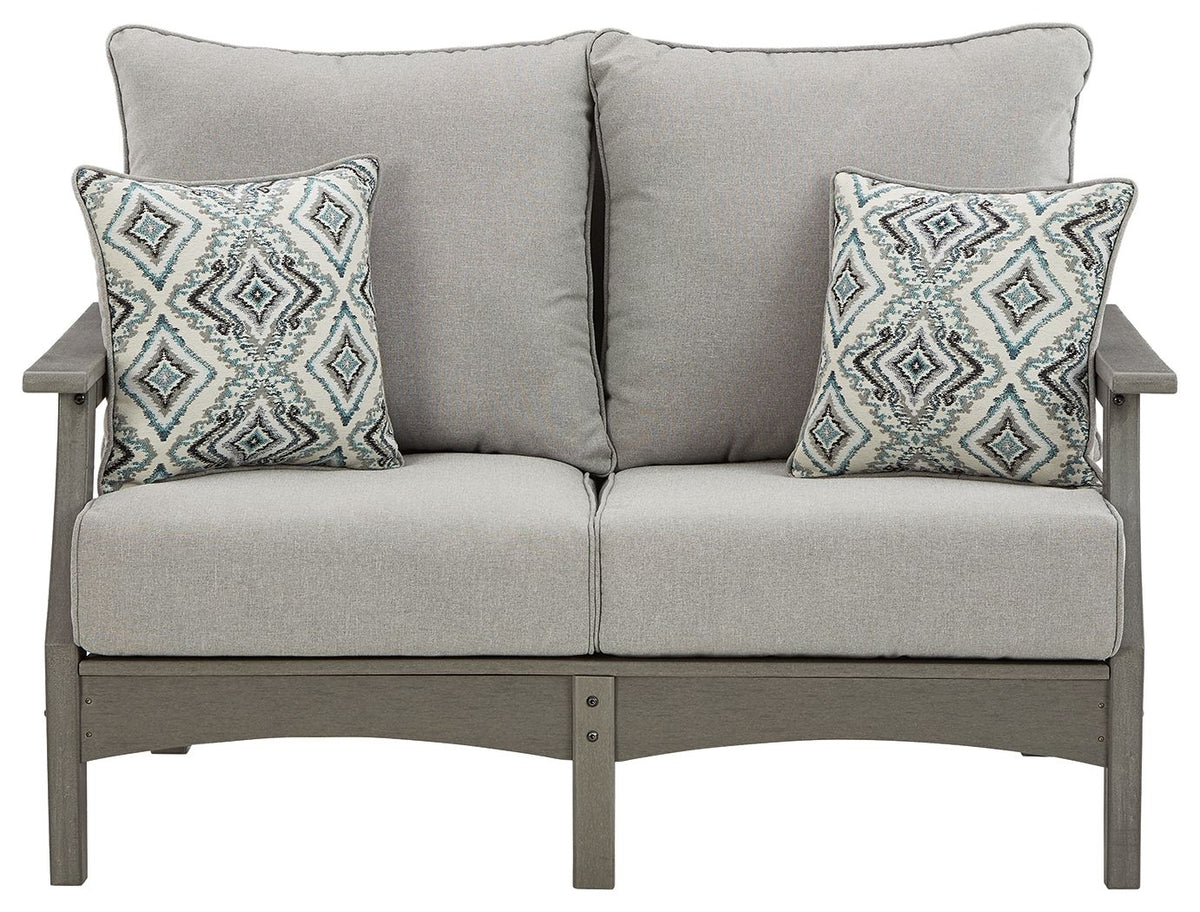 Visola - Loveseat With Cushion - Gray by Ashley – view 2
