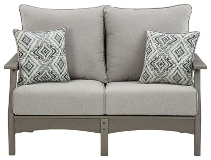 Visola - Loveseat With Cushion - Gray by Ashley – view 2