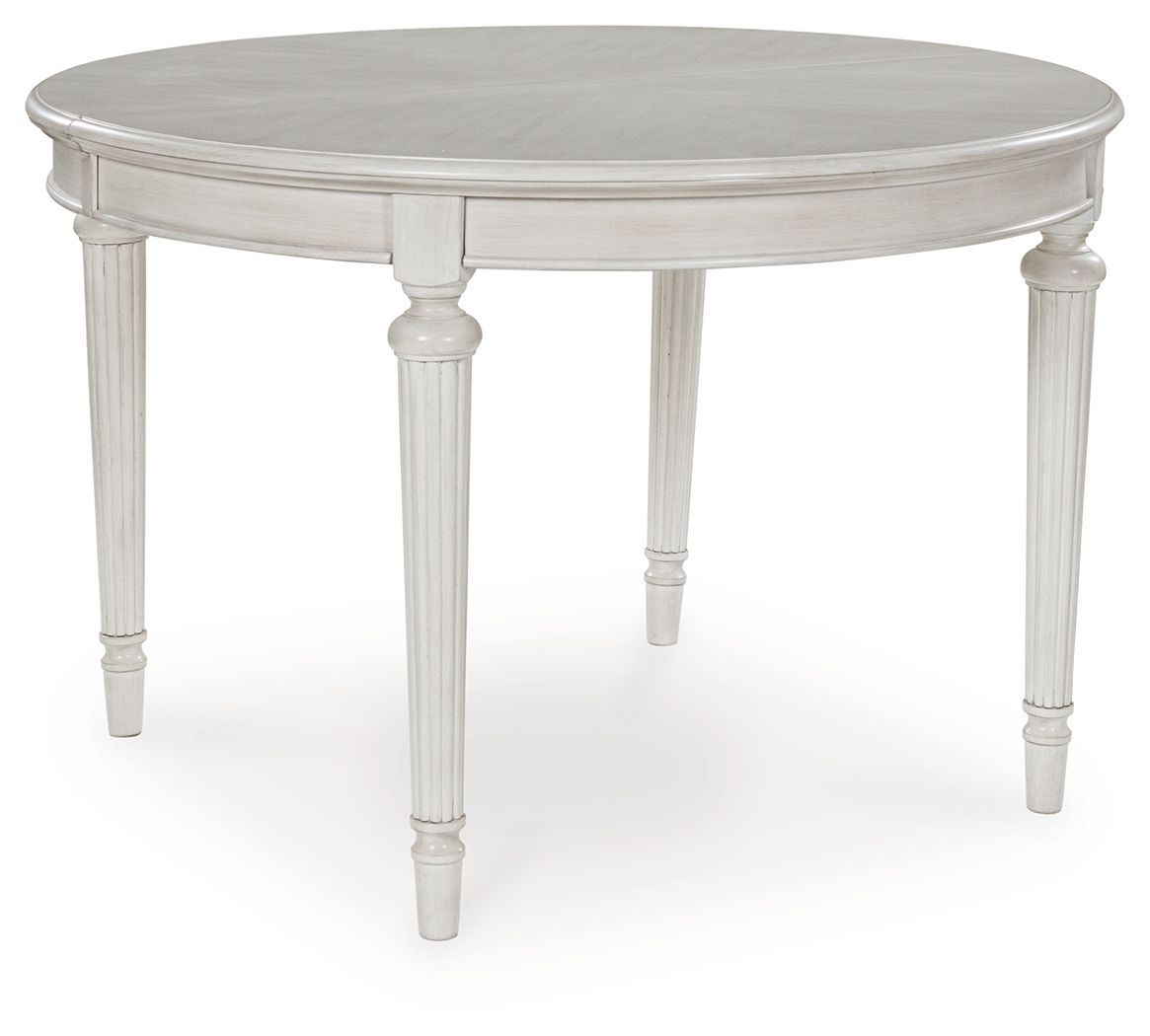 Montelaine - Oval Dining Room Extension Table - Antique White – view 3