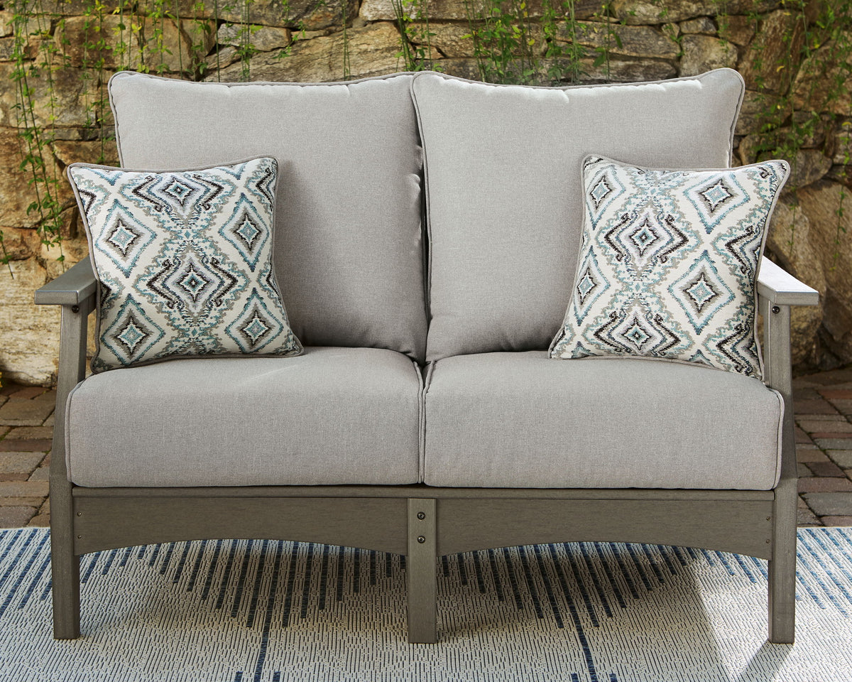 Visola - Loveseat With Cushion - Gray by Ashley – view 3