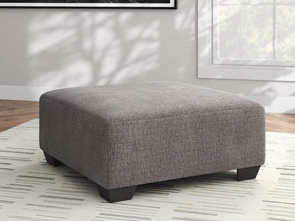 Clarington - Oversized Accent Ottoman - Greystone by Ashley – view 4