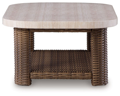 Dolan Creek - Rectangular Cocktail Table - Beige / Brown by Ashley – view 3