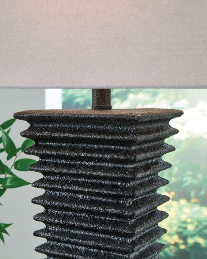Golzar - Poly Table Lamp - Black by Ashley – view 3