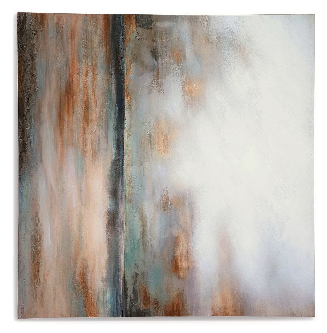 Weatheridge - Wall Art - Grey / Gold by Ashley – view 4