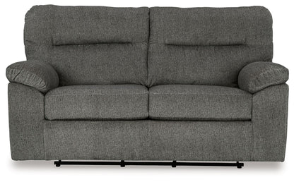 Bindura - Glider Loveseat - Mineral by Ashley – view 3