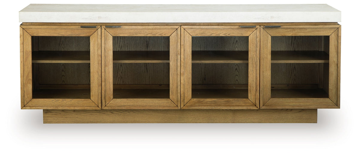 Adanworth - Accent Cabinet - Light Brown / Gray by Ashley – view 3