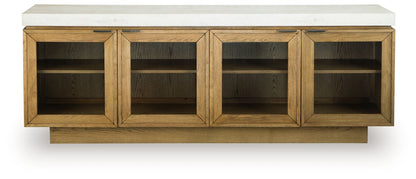 Adanworth - Accent Cabinet - Light Brown / Gray by Ashley – view 3
