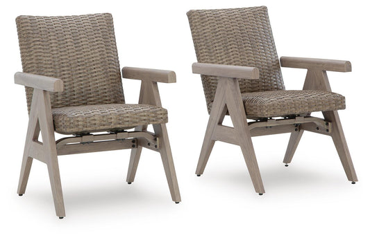 Cliff Trails - Rocking Arm Chair (Set of 2) - Beige by Ashley – Chair Sets