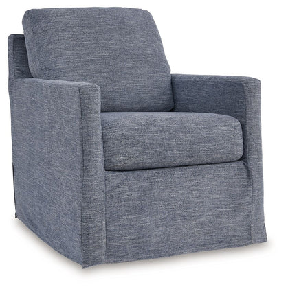 Nenana Next-Gen Nuvella - Swivel Glider Accent Chair by Ashley – view 2