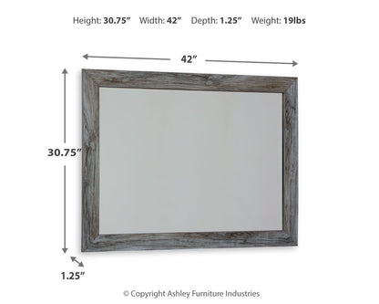 Baystorm - Bedroom Mirror - Gray by Ashley – view 3