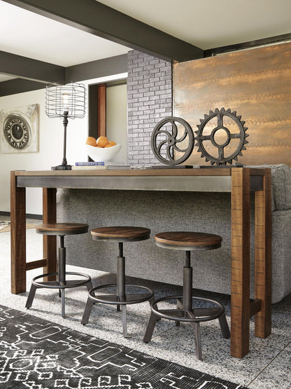 Torjin - Swivel Stool (Set of 2) - Dark Brown by Ashley – view 4