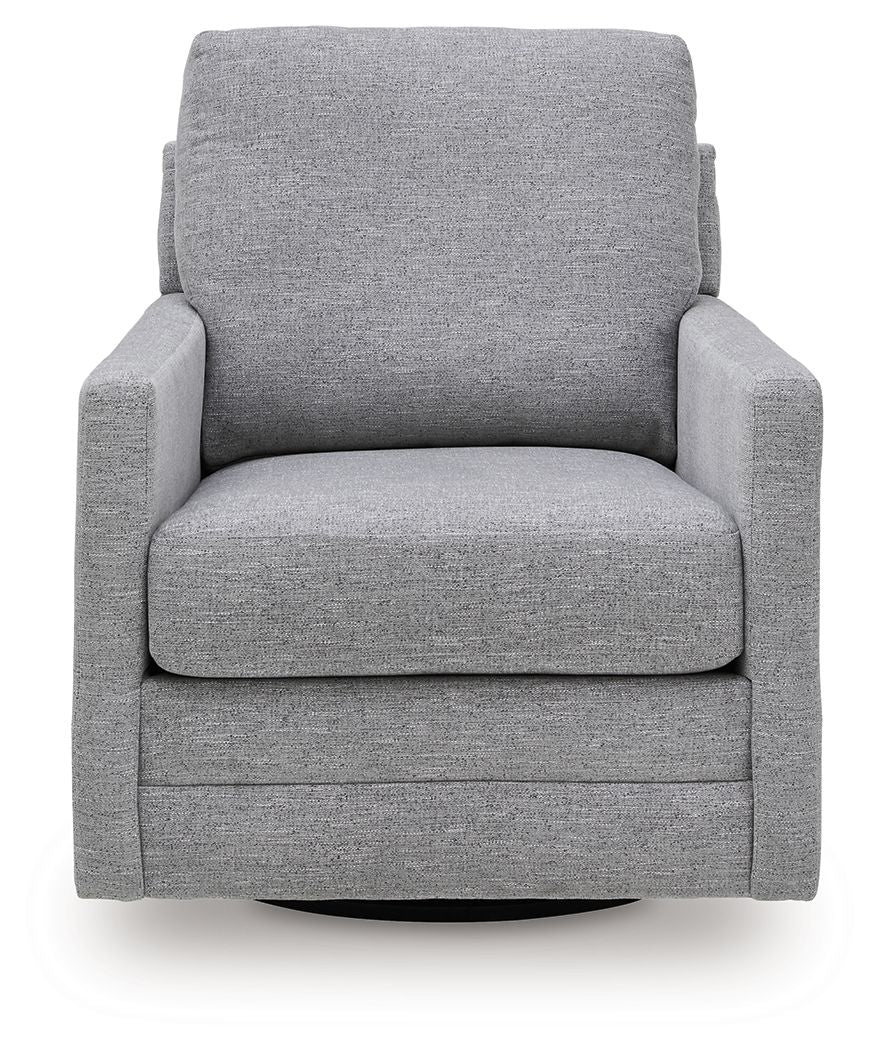 Freybourne Next-Gen Nuvella - Swivel Accent Chair - Pewter by Ashley – view 3