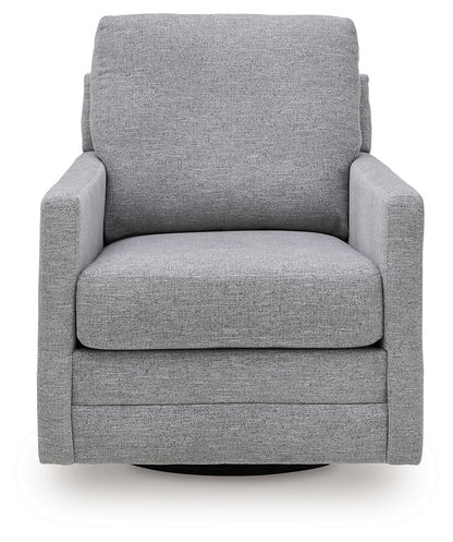 Freybourne Next-Gen Nuvella - Swivel Accent Chair - Pewter by Ashley – view 3