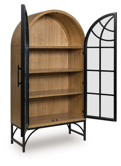 Gwenwich - Accent Cabinet - Natural / Black by Ashley – view 2