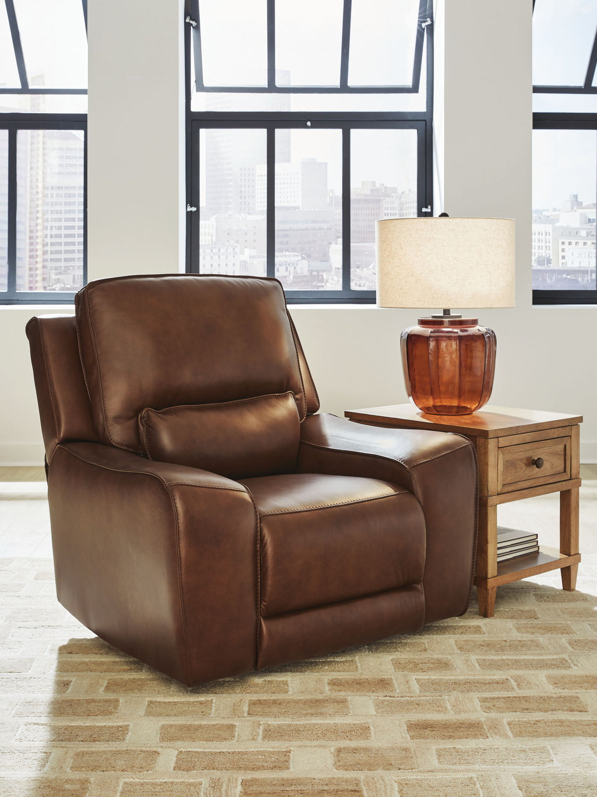DeepWakes - Power Recliner With Adjustable Headrest by Ashley – view 6