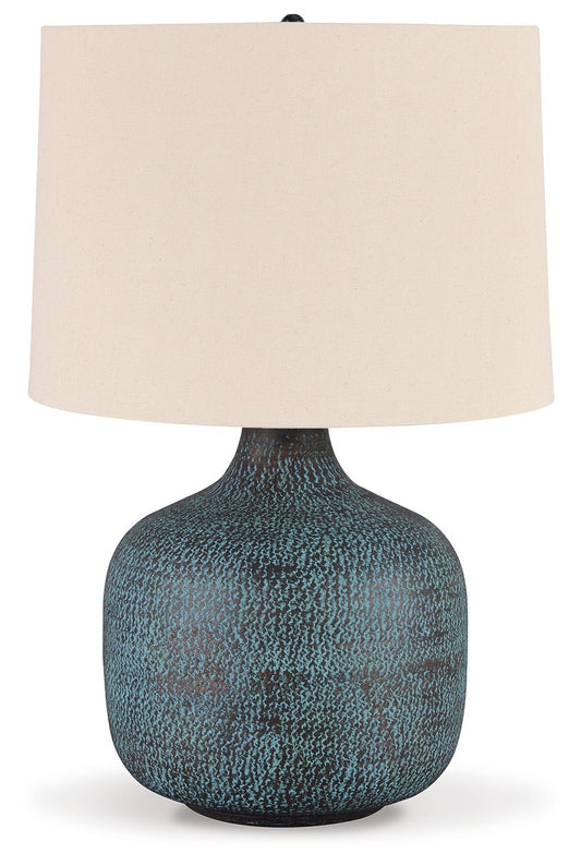 Malthace - Metal Table Lamp - Patina by Ashley – Table Lamps