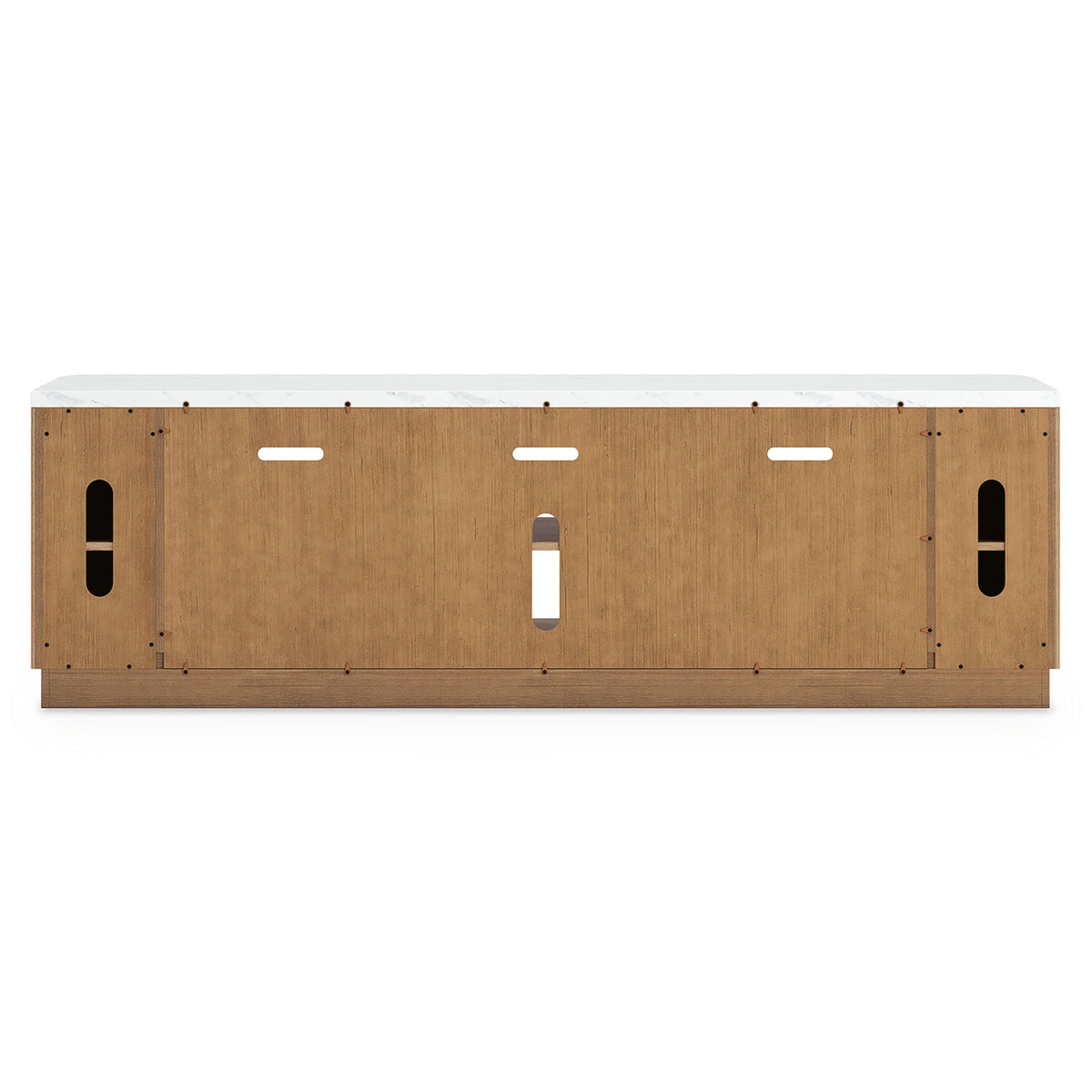 Camdill - XL TV Stand With Fireplace Option - Light Brown by Ashley – view 2