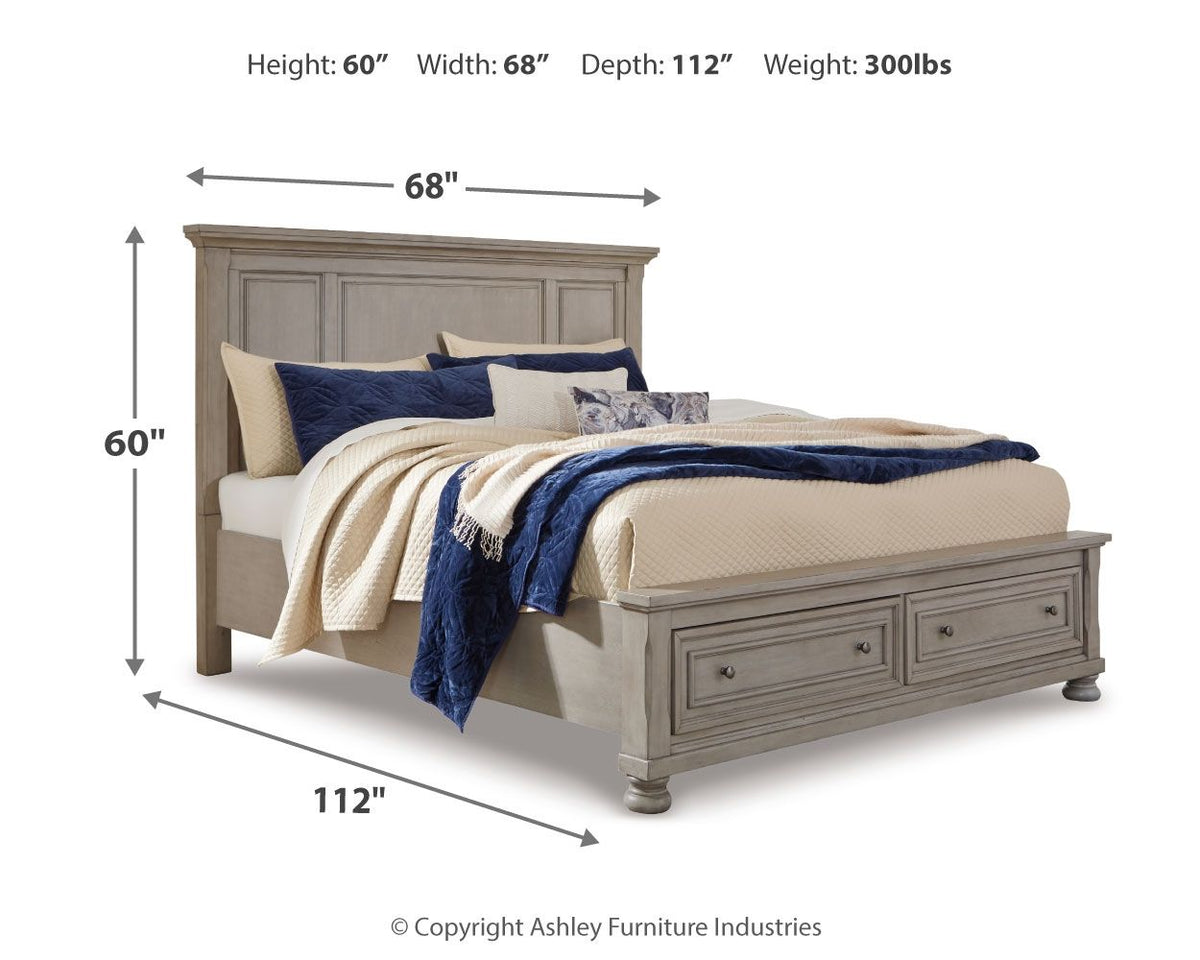 Lettner - Panel Storage Bed by Ashley – view 3