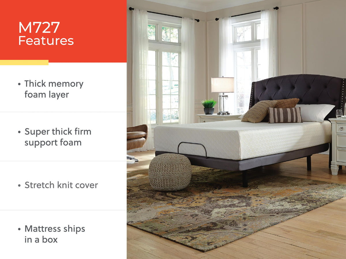 Chime 12 Inch Memory Foam - Memory Foam Mattress by Ashley – view 3