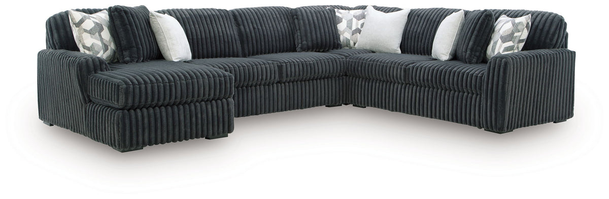 Midnight-Madness - 4 Piece Sectional by Ashley – view 10
