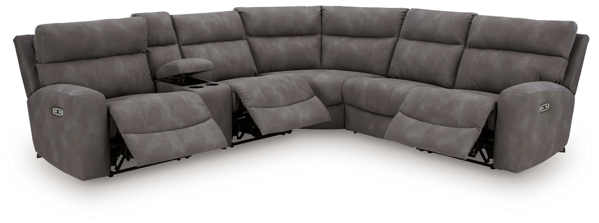 Next-Gen Durapella - 7 Piece Power Reclining Sectional Set by Ashley – view 6