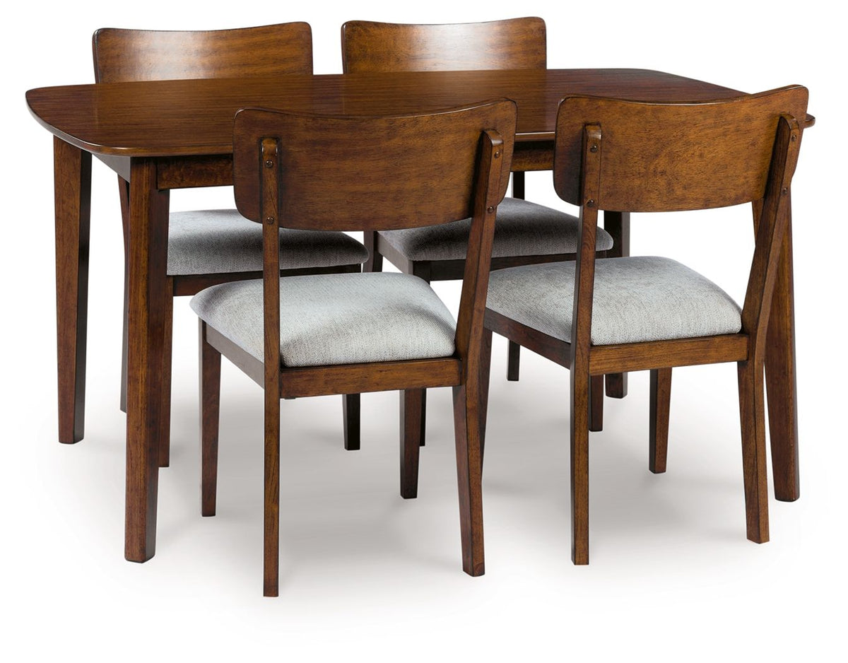 Tameride - Dining Room Table Set (Set of 5) - Brown by Ashley – 5 Piece Dining Room Sets