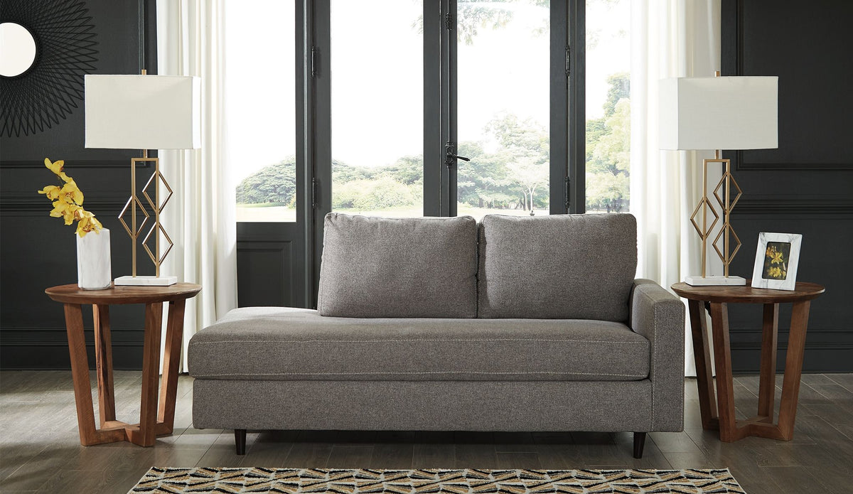 Lyman - RAF Corner Chaise - Graphite by Ashley – view 2