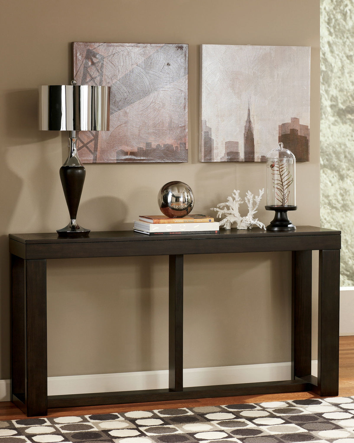 Watson - Sofa Table - Dark Brown by Ashley – view 2