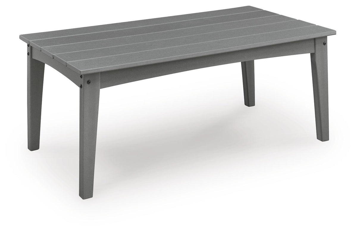 Cove Beach - Rectangular Cocktail Table - Gray by Ashley – Coffee Tables