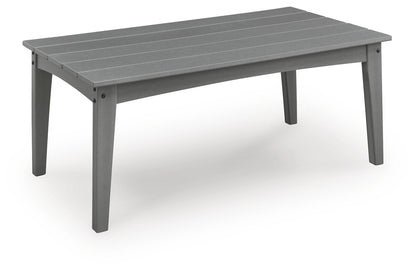 Cove Beach - Rectangular Cocktail Table - Gray by Ashley – Coffee Tables