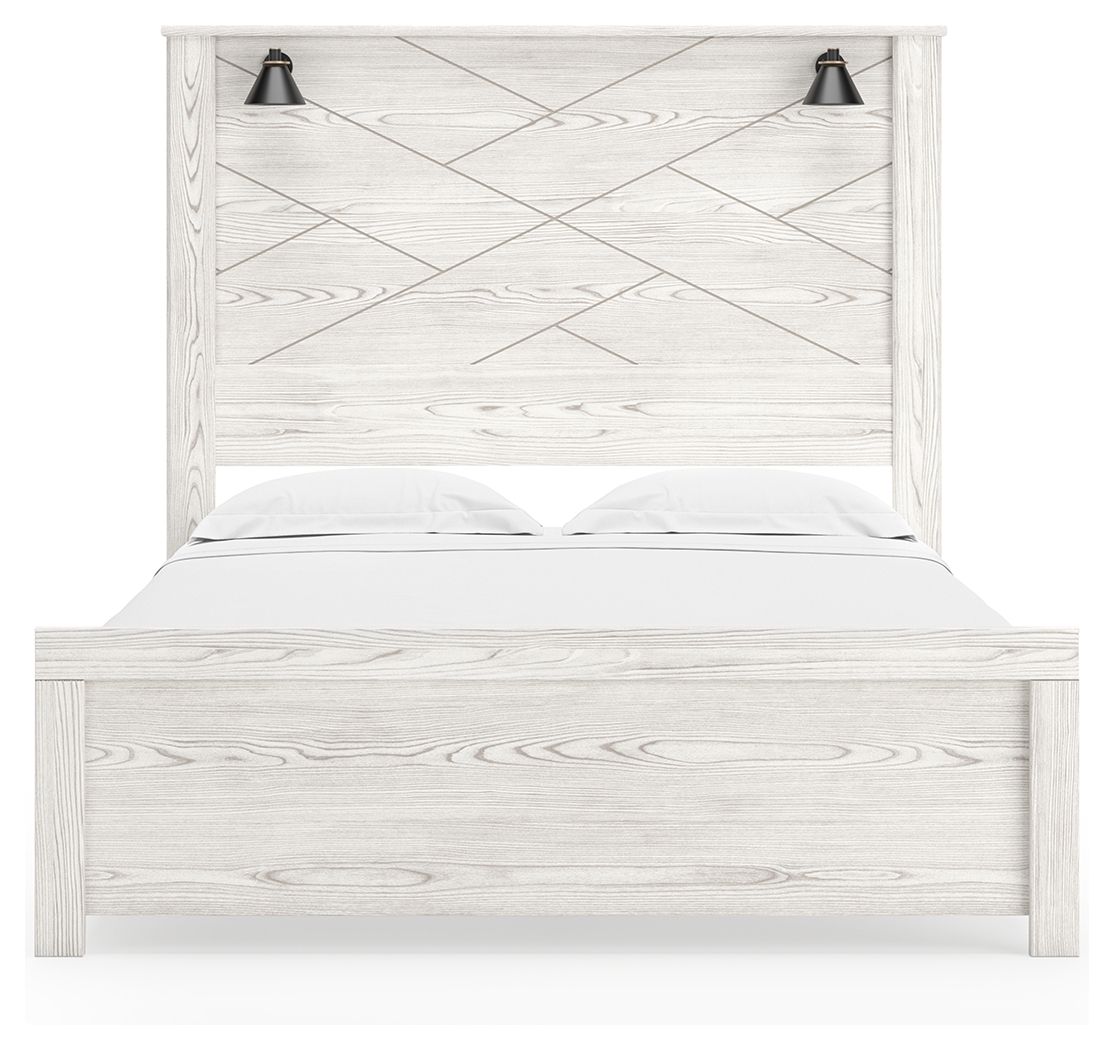 Gerridan - Panel Bed With Sconces by Ashley – view 3
