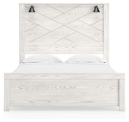 Gerridan - Panel Bed With Sconces by Ashley – view 3