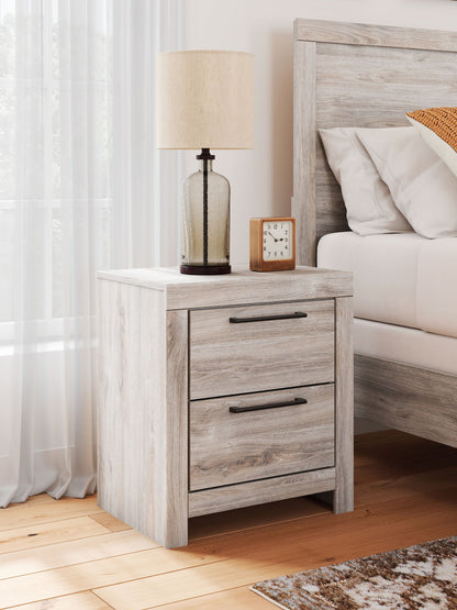 Broachmyn - Two Drawer Night Stand by Ashley – view 10