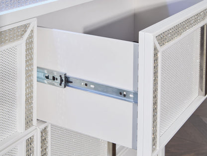 Chalanna - Dresser And Mirror - White by Ashley – view 4