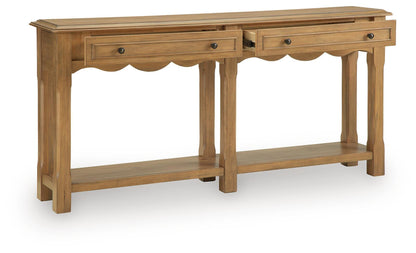 Whitmund - Console Sofa Table - Light Brown by Ashley – view 2