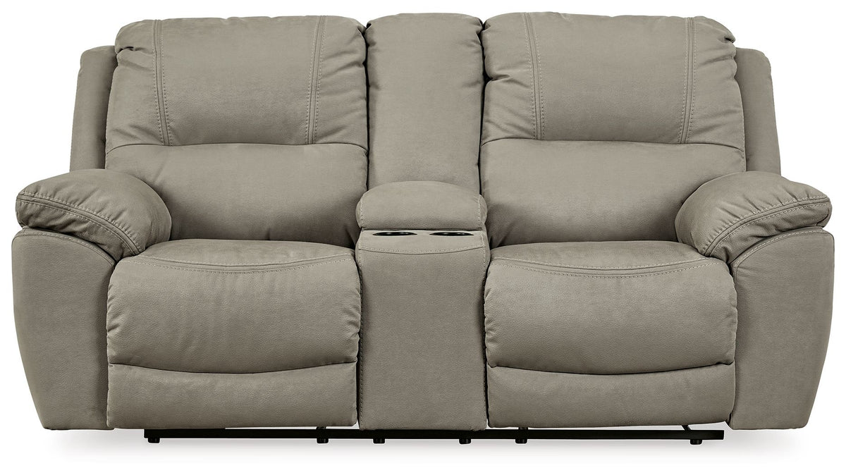 Next-Gen Gaucho - DBL REC PWR Loveseat w/Console - Putty by Ashley – view 3