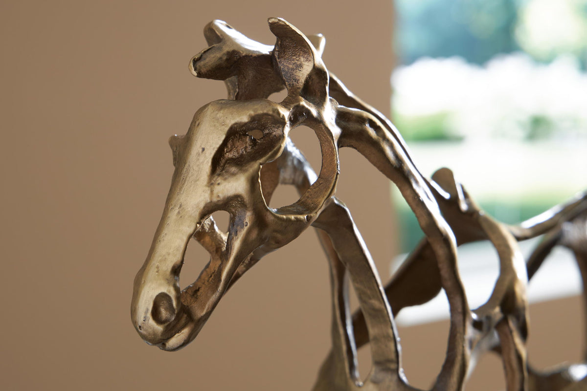 Grainville - Sculpture - Antique Gold Finish by Ashley – view 3