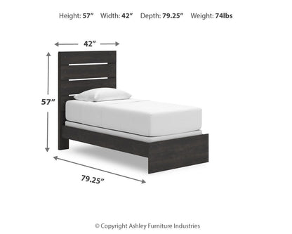 Hollivern - Panel Bed by Ashley – view 3
