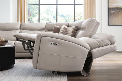 Gravier - 5-Piece Power Reclining Sectional - Gray – view 3