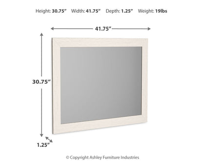 Stelsie - Bedroom Mirror - White by Ashley – view 2
