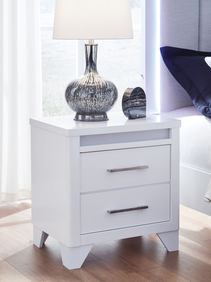 Jarlee - Two Drawer Night Stand - White by Ashley – view 4