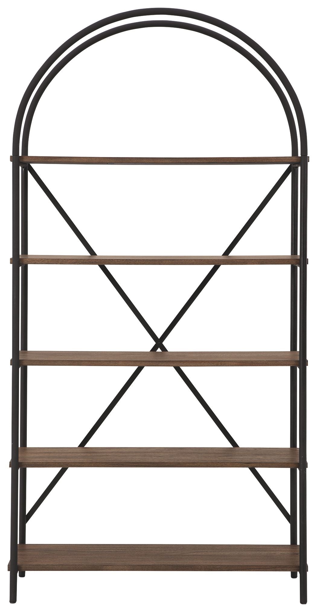 Galtbury - Bookcase - Brown / Black by Ashley – view 4