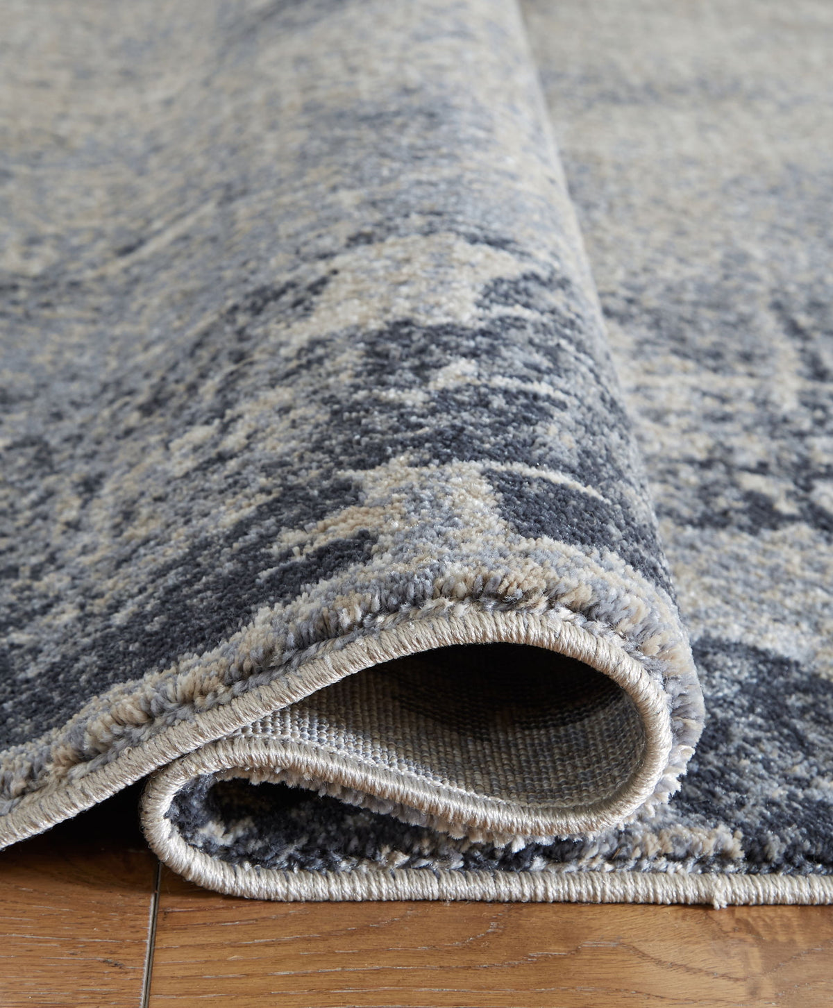 Langrich - 5' x 7' Rug - Blue / Gray / Cream by Ashley – view 2